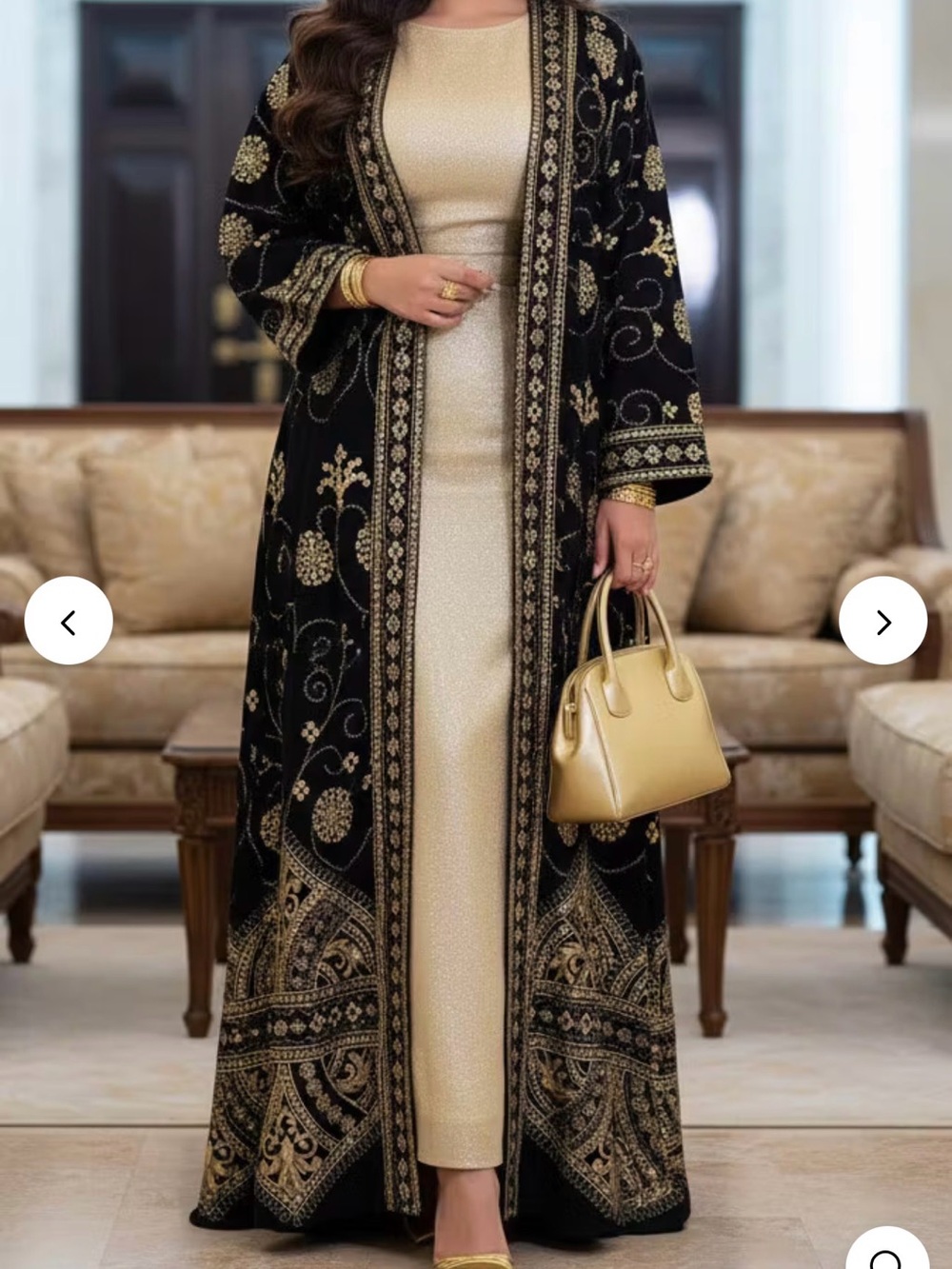 Black and gold cardigan NEW - Picture 3 of 3